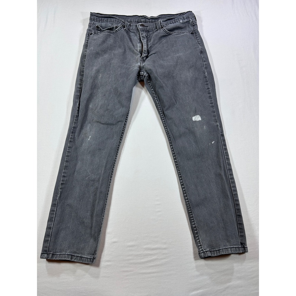Levis 511 Slim Fit Grey Denim Jeans Mens 36x30 Faded Wash 04511-0280